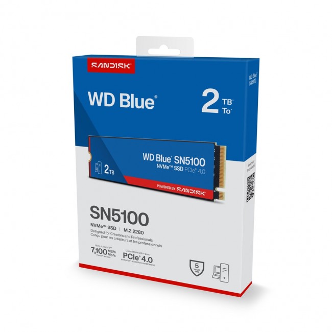 Western Digital 2TB WD Blue SN5100 NVMe SSD Western Digital 2TB WD Blue SN5100 NVMe SSD