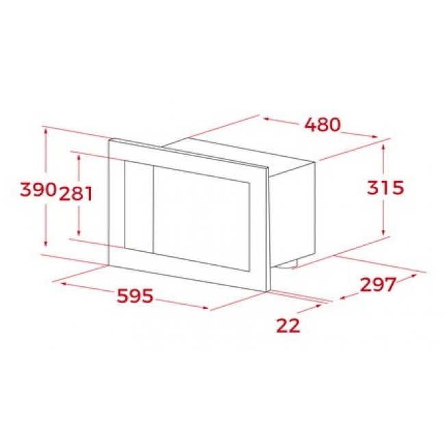 Teka ML 8200 BI FBK Black Grill microwave Built-in 20 L 750 W Teka ML 8200 BI FBK Black Grill microwave Built-in 20 L 750 W