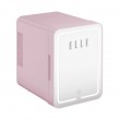 ELLE 4L mini fridge with LED make-up mirror, purple ELLE 4L mini fridge with LED make-up mirror, purple