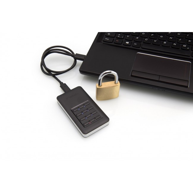 Verbatim Store 'n' Go Portable SSD with Keypad Access 256GB