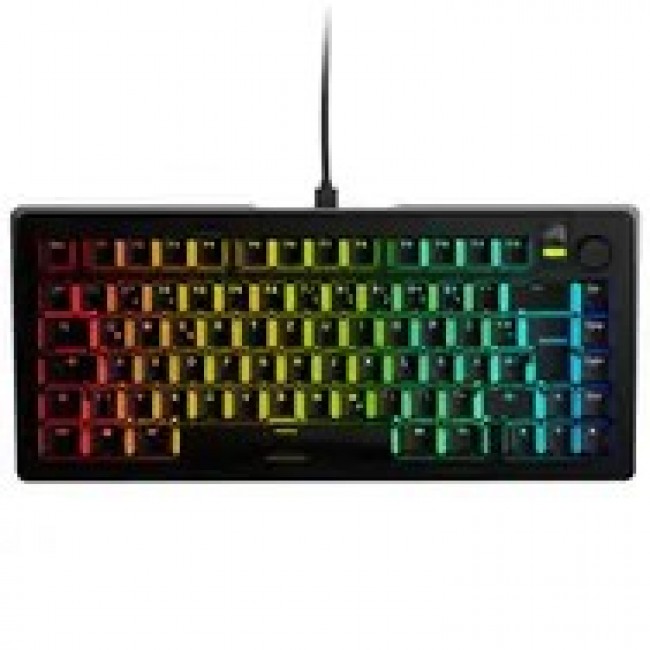 Glorious GMMK 3 75% Custom Gaming Keyboard - Pre-Built, ISO (DE), Fox Switches, Black Glorious GMMK 3 75% Custom Gaming Keyboard - Pre-Built, ISO (DE), Fox Switches, Black