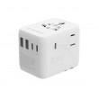 Gembird TPA-2A3C70-01-W Universal travel power adapter, 70 W, white