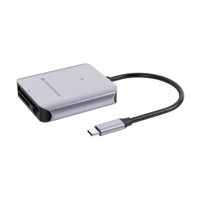 Conceptronic BIAN09G 3-in-1 Card Reader USB 3.2 Gen 2, CFast 2.0, SD TF/MicroSD 4.0, UHS-II