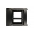Extralink Rackmount cabinet 12U 600x600 AZH Black wall mounted, swing type