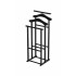 ARREDAMENTI MAXI Stand for shirts and suits - 102 x 35 cm, Black