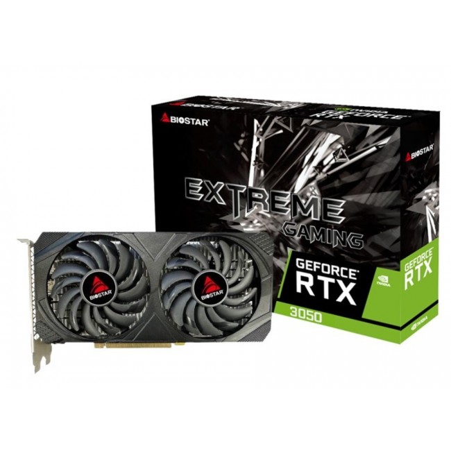 BIOSTAR GeForce RTX 3050 6GB graphics card BIOSTAR GeForce RTX 3050 6GB graphics card