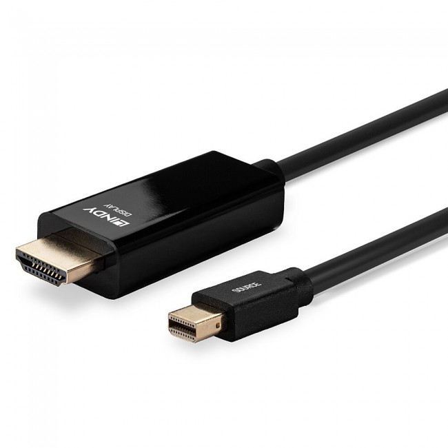 Lindy 3m Mini DisplayPort to HDMI 10.2G Cable Lindy 3m Mini DisplayPort to HDMI 10.2G Cable