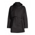 Coat Scandi Trench Rain black