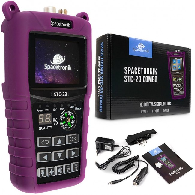Spacetronik STC-23 VF6800 Combo DVB-S2+T2/C Satellite Meter Spacetronik STC-23 VF6800 Combo DVB-S2+T2/C Satellite Meter