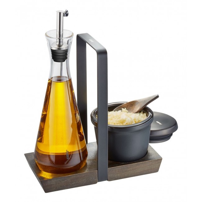 GEFU X-PLOSION oil/vinegar dispenser 0.25 L Glass, Silicone, Stainless steel Transparent