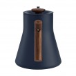 Fellow Stagg EKG PRO 900ml electric kettle in stone blue with a walnut-coloured handle