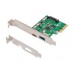 Digitus PCIe card, USB Type-CTM + USB-A