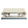 Equip 24-Port Fiber Optic Splice Box, LC Duplex, OS2, 1U, Equipped, Grey