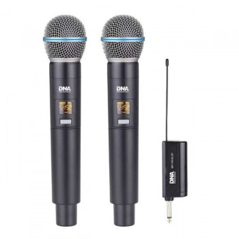 DNA BAT DUAL VOCAL SET zestaw bezprzewodowy akumul
