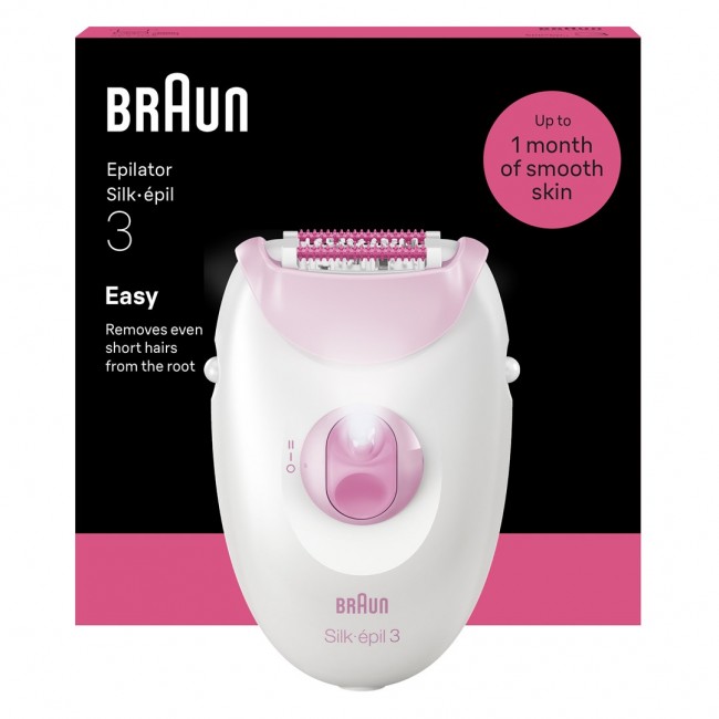 Braun Silk- pil 3 Silk-epil 3-000 20 tweezers Pink