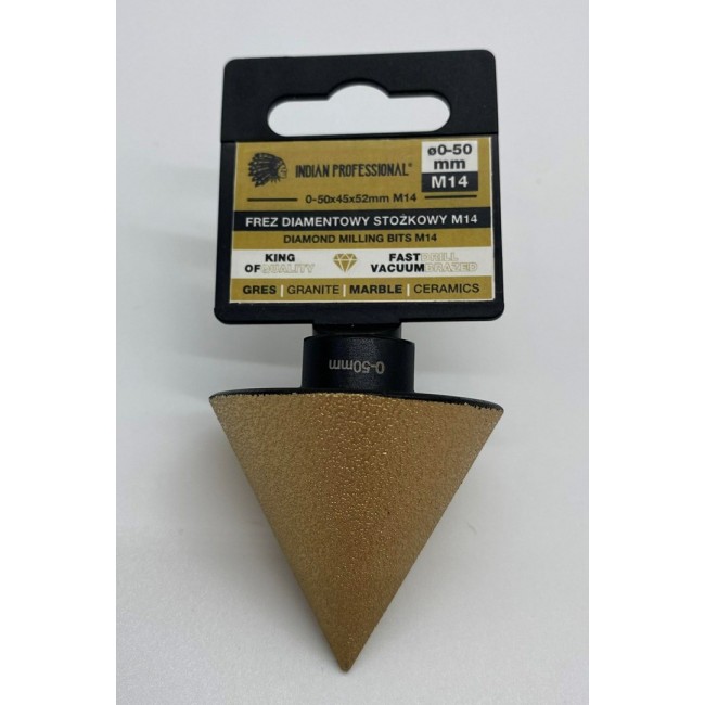 FREZ DIAMENTOWY STO KOWY M14 2-48mm /INDIAN PROFESSIONAL FREZ DIAMENTOWY STO KOWY M14 2-48mm /INDIAN PROFESSIONAL