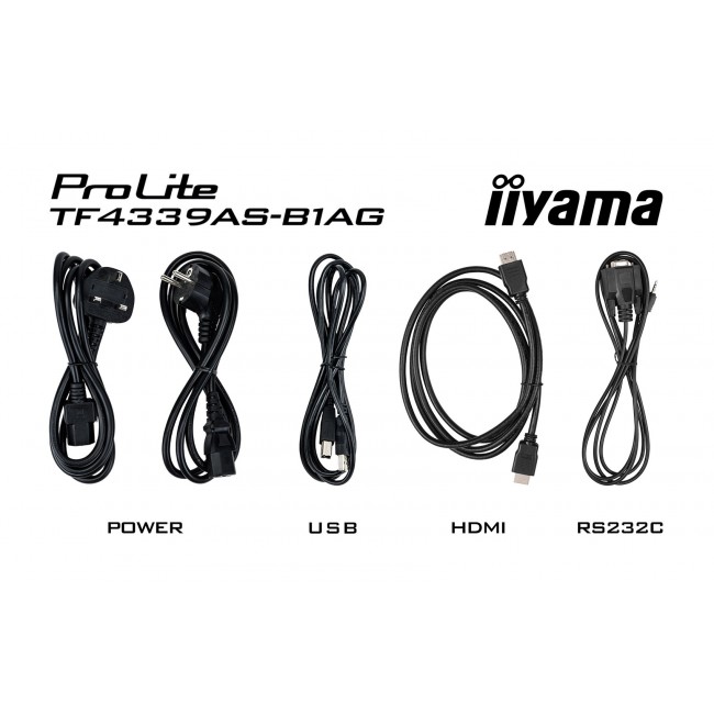iiyama TF4339AS-B1AG Signage Display Digital signage flat panel 108 cm (42.5
