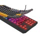 GENESIS Thor 230 TKL keyboard Gaming USB + RF Wireless + Bluetooth QWERTY Black, Grey, Orange