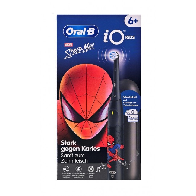 Oral-B iO Kids Spiderman Child Rotating toothbrush Black Oral-B iO Kids Spiderman Child Rotating toothbrush Black