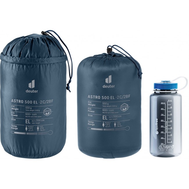 Deuter Astro 500 EL -2C/28F Adult Mummy sleeping bag Ripstop Blue