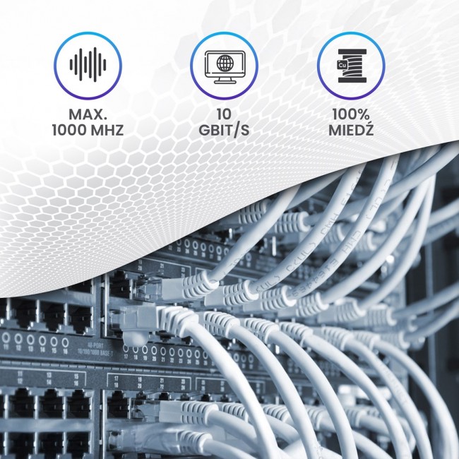 Extralink Twisted pair CAT6A FTP (F/FTP) V2 Indoor 500M
