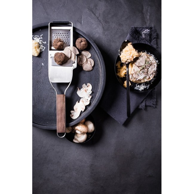 Microplane 43313 manual grater/spiralizer Grip grater Silver, Wood Microplane 43313 manual grater/spiralizer Grip grater Silver, Wood