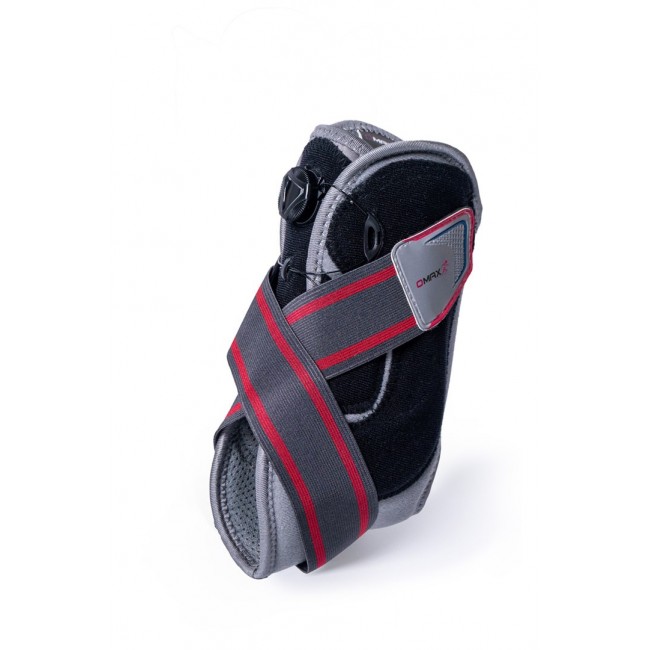 Ankle Orthosis Malleomax Pro O-1161/L REHAFUND, Grey-Red