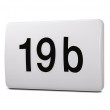 Maclean LED lamp, house number, with twilight sensor, white, 12W, IP65, neutral (4000K), 950lm, MCE292 W