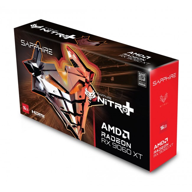 Sapphire NITRO+ AMD Radeon RX 9060 XT GPU 16 GB GDDR6