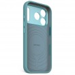 Decoded Silicone Backcover Apple iPhone 17 Pro Retro Blue mobile phone case 16 cm (6.3
