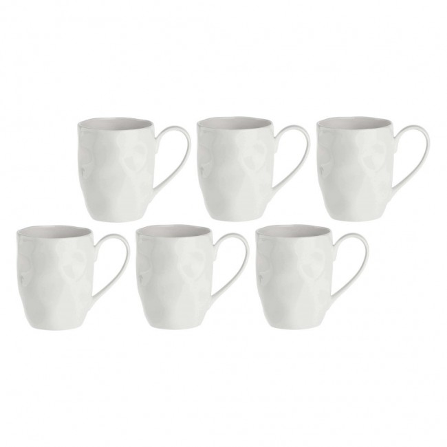 Set of 6 mugs LA PORCELLANA BIANCA