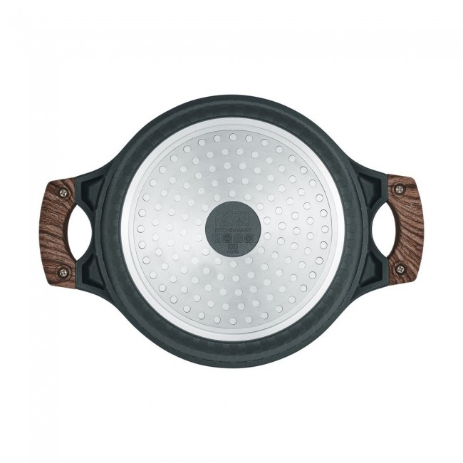 Resto Kitchenware Ran 2.4 L Round Black, Wood Resto Kitchenware Ran 2.4 L Round Black, Wood