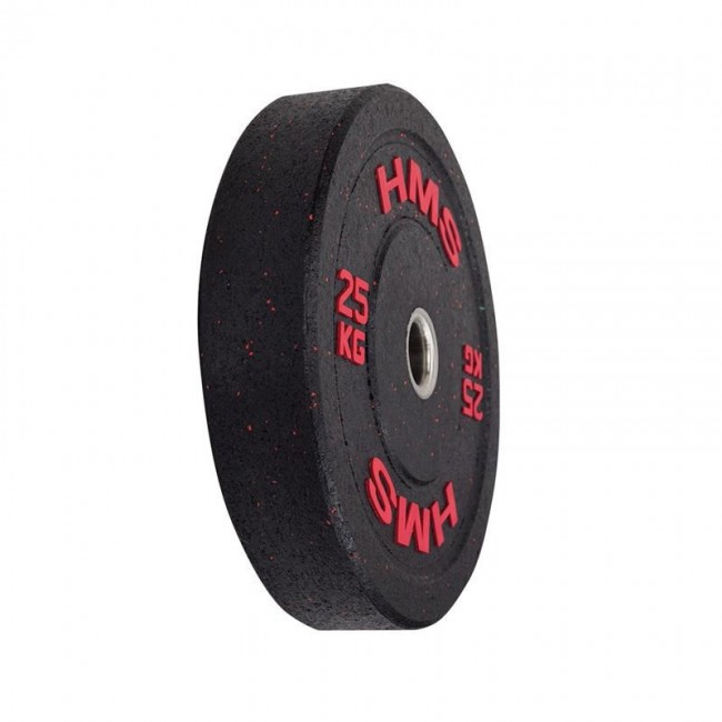 HMS Fitness HTBR25 1 pc(s) Olympic Rubber-coated weight disc HMS Fitness HTBR25 1 pc(s) Olympic Rubber-coated weight disc