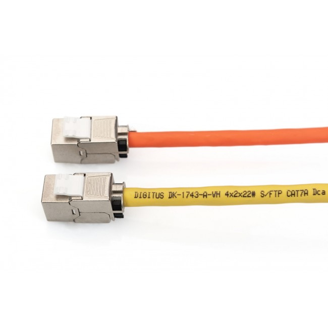 Digitus CAT 6A Keystone module, shielded with intelligent cable manager