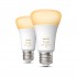 Philips Hue White ambience A60 E27 smart bulb 1100 (2-pack)