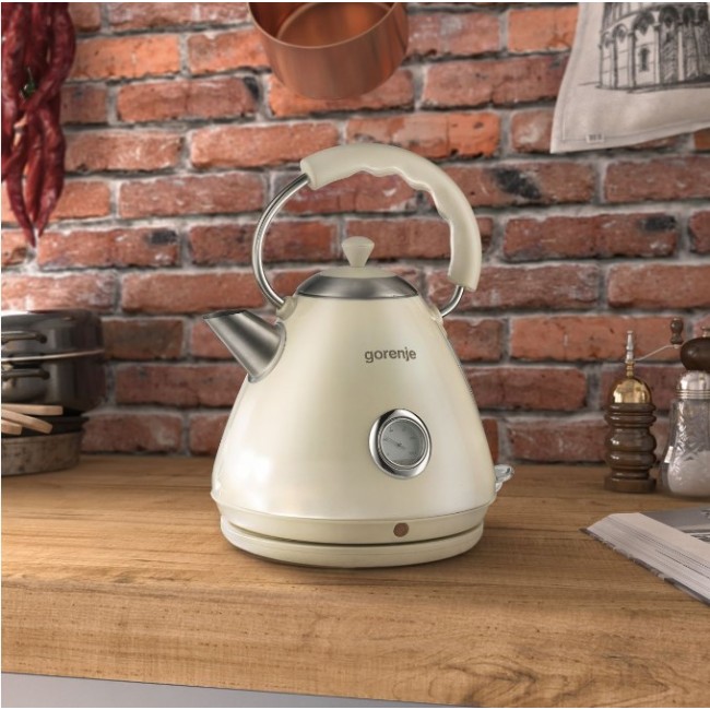 Gorenje K17CLI electric kettle 1.7 L 2200 W Beige Gorenje K17CLI electric kettle 1.7 L 2200 W Beige