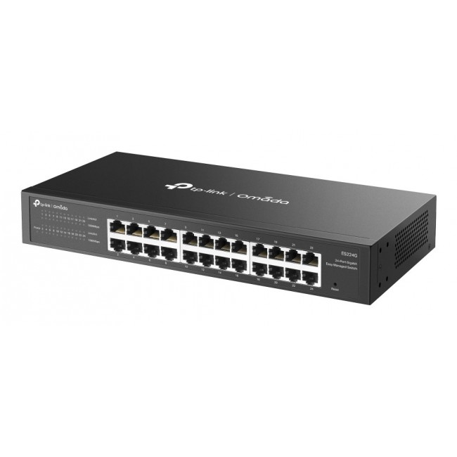 TP-Link Omada ES224G network switch Managed L2 Gigabit Ethernet (10/100/1000) Black TP-Link Omada ES224G network switch Managed L2 Gigabit Ethernet (10/100/1000) Black