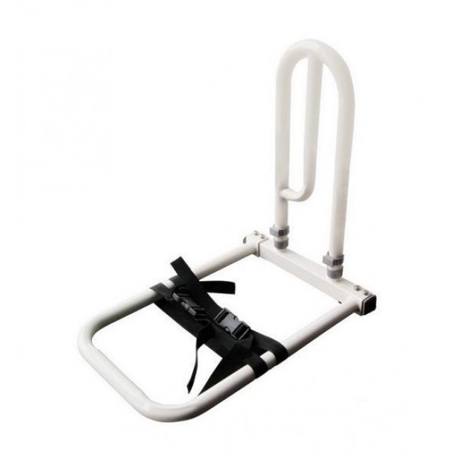 Height-adjustable bed rail making it easier to stand up