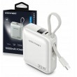 Vention 10000mAh 35W - power bank with USB-C cable (beige)