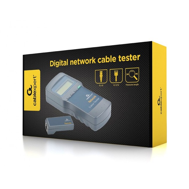 Cablexpert NCT-31 Digital network cable tester, black Cablexpert NCT-31 Digital network cable tester, black