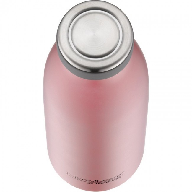THERMOS 500 ml THERMOcaf thermos flask - pink and gold
