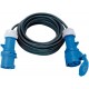 Brennenstuhl 1167650110 power extension 10 m 1 AC outlet(s) Outdoor Black, Blue