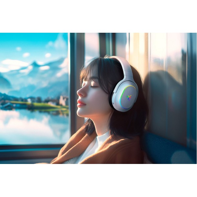 Razer Barracuda X Chroma Headset Wireless Head-band Gaming USB Type-C Bluetooth Black, White