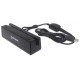 Manhattan USB-A Magnetic Strip Card Reader, Triple Track Reader, Keyboard Wedge Decoder, Cable 1.5m, Black, Three Year Warranty