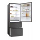 Haier 3D 70 Serie 5 HTR5719ENPT Freestanding 528 L Black