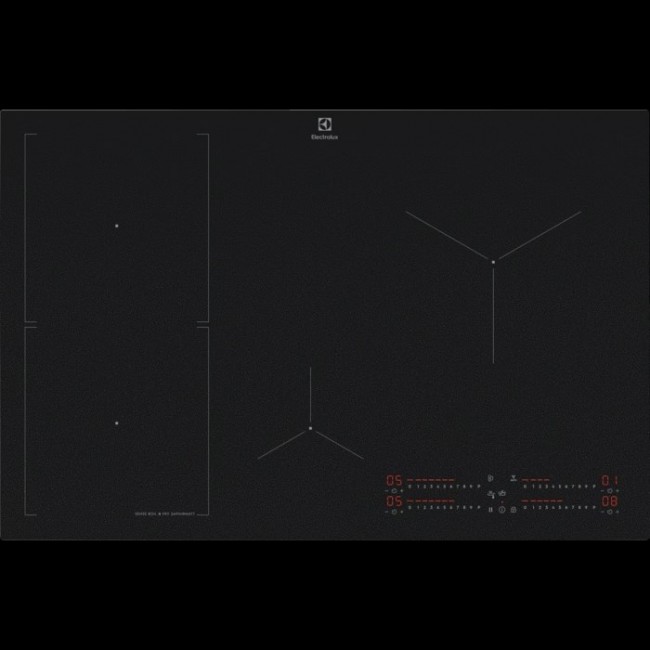 Electrolux EIS87453IZ hob Black Built-in 77 cm Zone induction hob 4 zone(s)