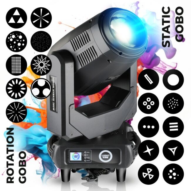 LIGHT4ME VENOM HYBRID 280W g owica ruchoma hybryda