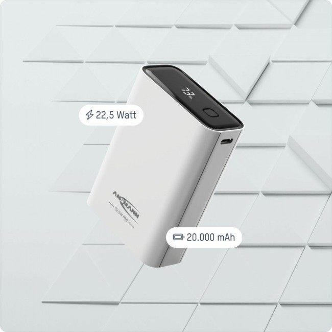 Ansmann PB222PD Lithium Polymer (LiPo) 20000 mAh White Ansmann PB222PD Lithium Polymer (LiPo) 20000 mAh White