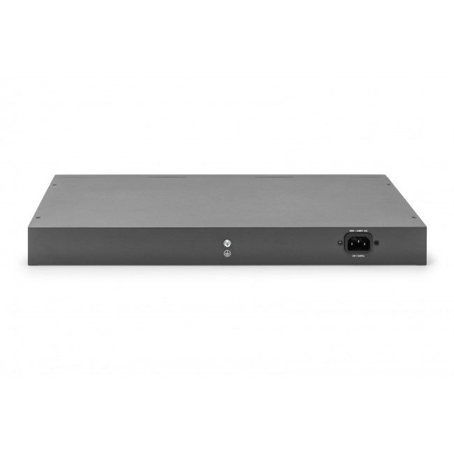 Digitus 24-Port Gigabit Netzwerkswitch, 19 Zoll, unmanaged,2 Uplink Ports, SFP Digitus 24-Port Gigabit Netzwerkswitch, 19 Zoll, unmanaged,2 Uplink Ports, SFP