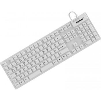 KeySonic KSK-8030 IN (DE) white keyboard Industrial USB QWERTZ German